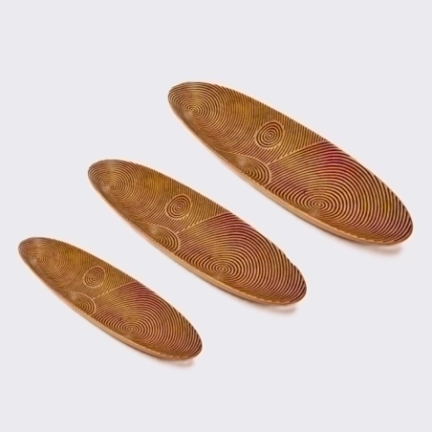 Studio shoot of the set of the tray