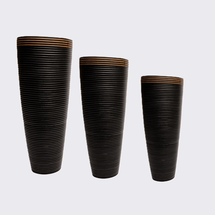 Studio shoot of the vases