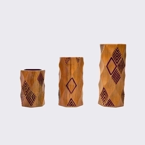 Studio shoot of the candles holders