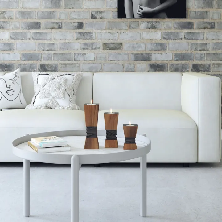 Image showcasing the candle holders in use