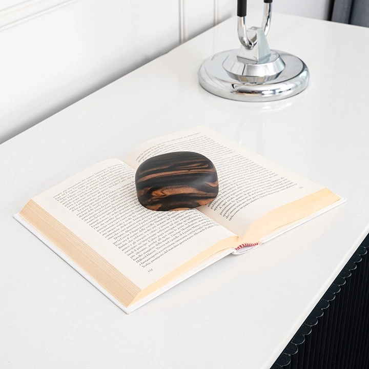 Studio shot of the object.Studio shot of the paperweight