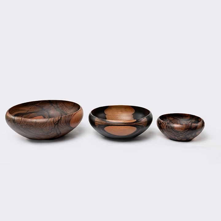 Studio shot featuring a set of bowls