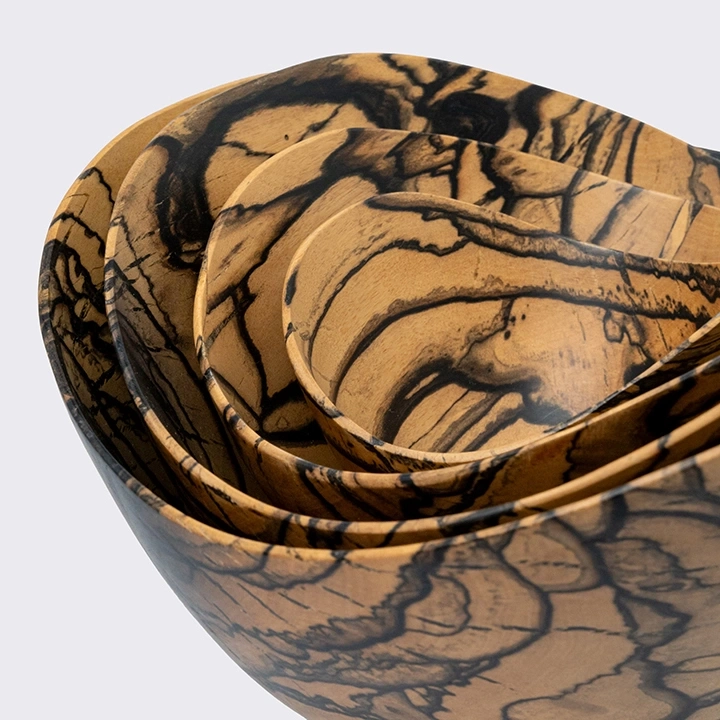 Rotating view highlighting the bowl's features.