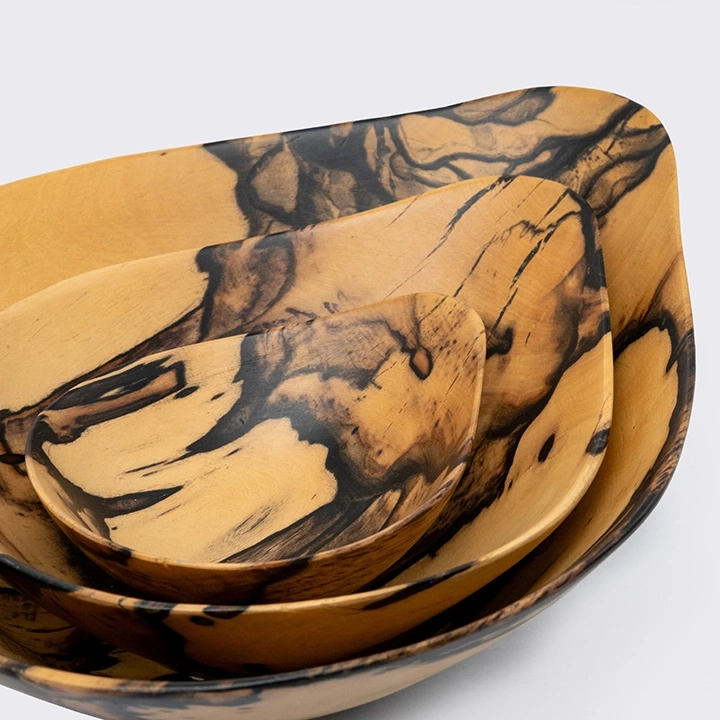 Rotating view highlighting the bowl's features.