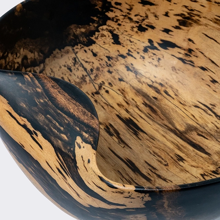 Close-up view of the bowl's details.