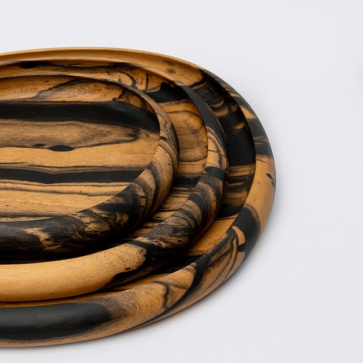 Close-up view of the plate's details