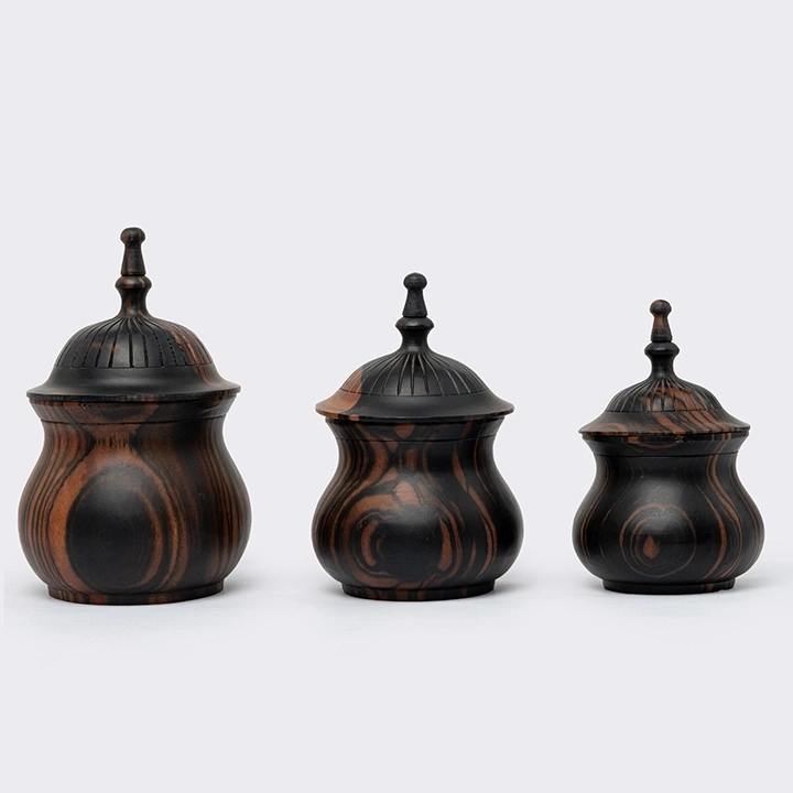 Studio shot featuring a set of Jars