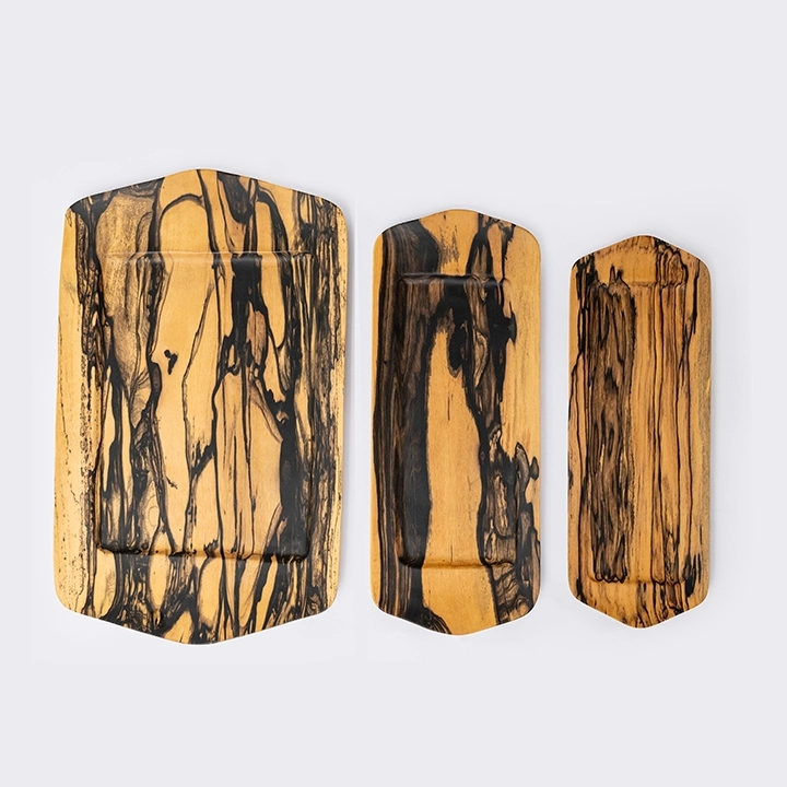 Studio shot featuring a set of trays