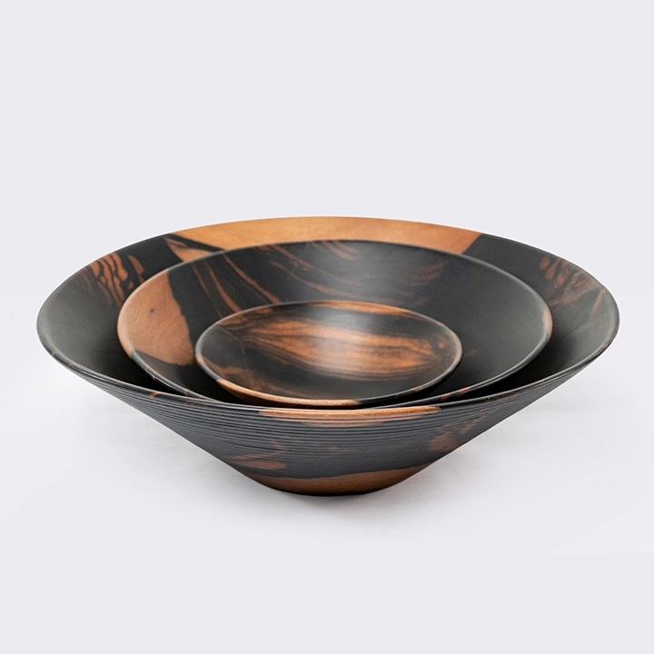 Rotating view highlighting the bowl's features.