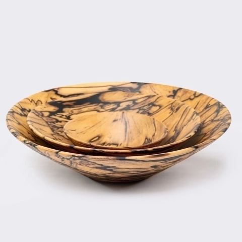 Studio shot featuring a set of bowls