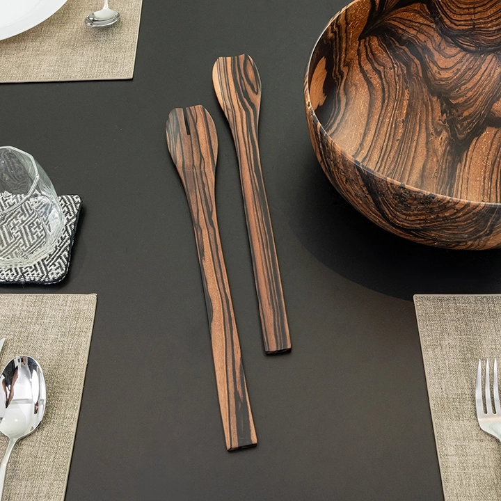 Studio picture of the spoon and fork