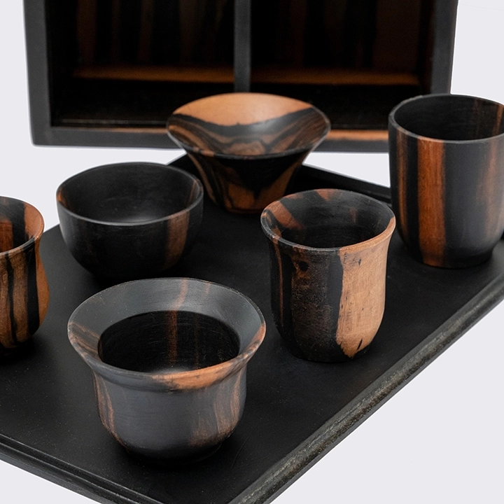 Studio Picture of differents sake cups 