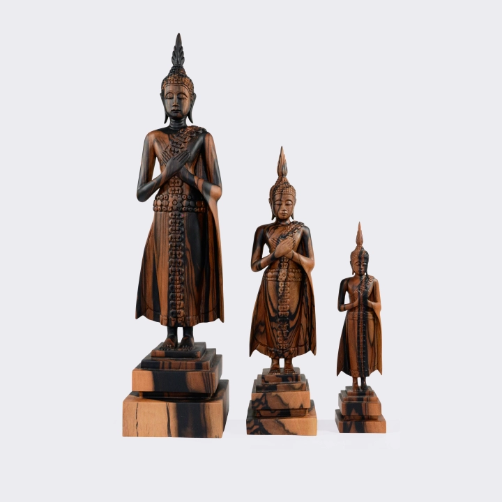  Image showcasing the Buddha sculpture in use.