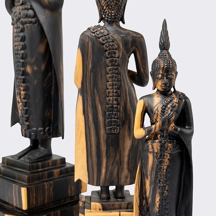  Image showcasing the Buddha sculpture in use.