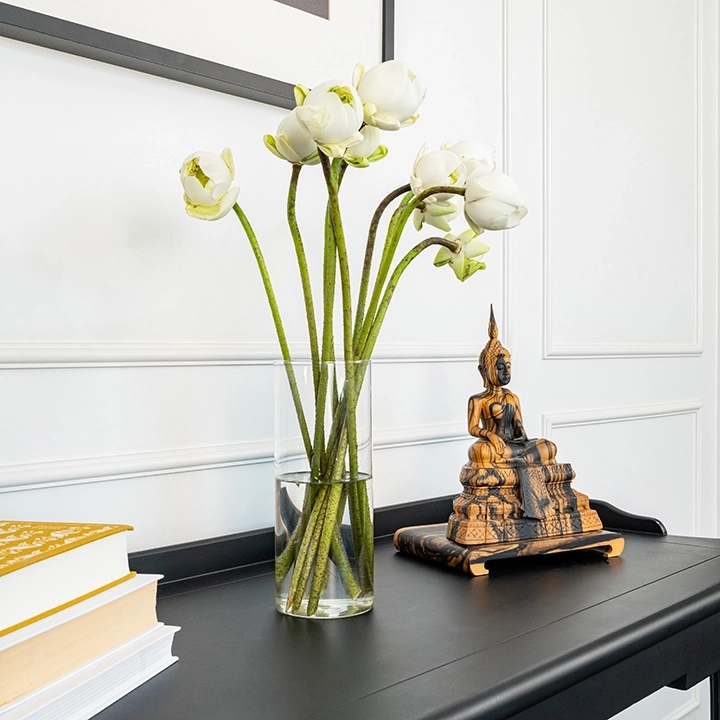 Picture in situ of the Sitting Buddha