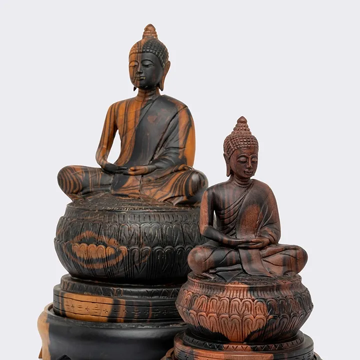 Studio shoot of the buddha sculpture