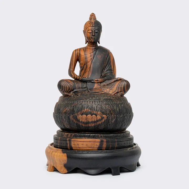Studio shoot of the buddha sculpture
