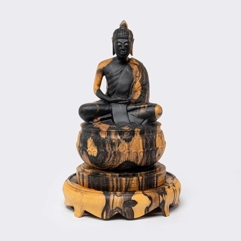 Studio shoot of the buddha sculpture