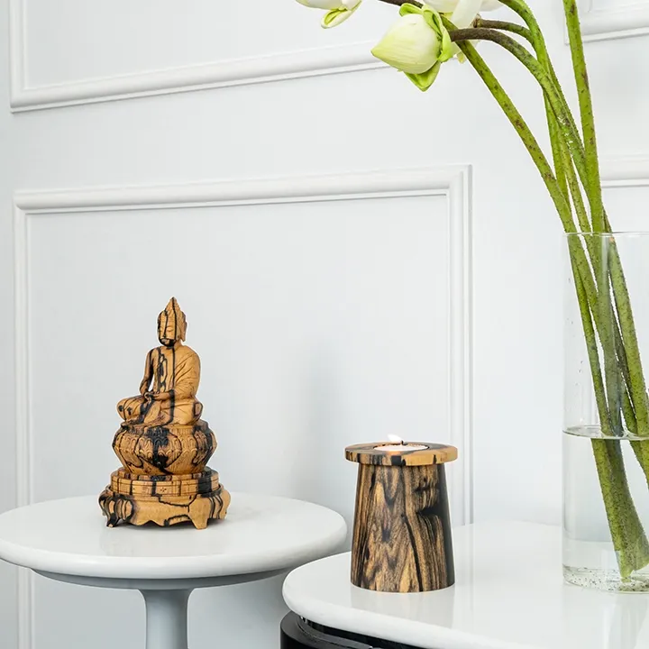 Image showcasing the buddha sculpture