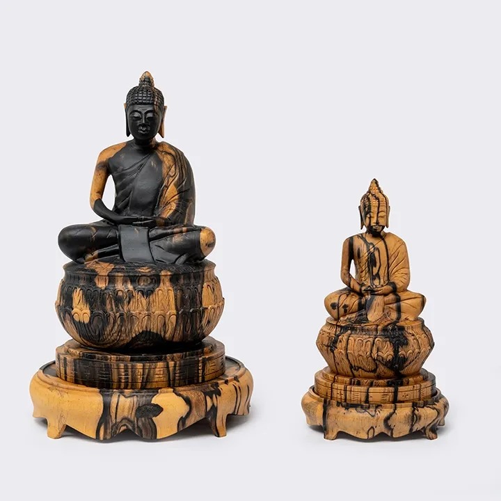 Studio shoot of the buddha sculpture