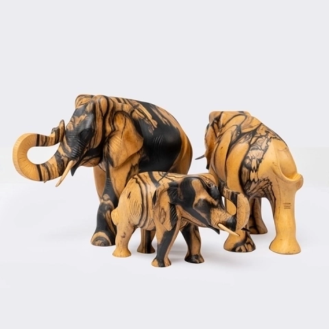 Close-up view of the Tusker's details.