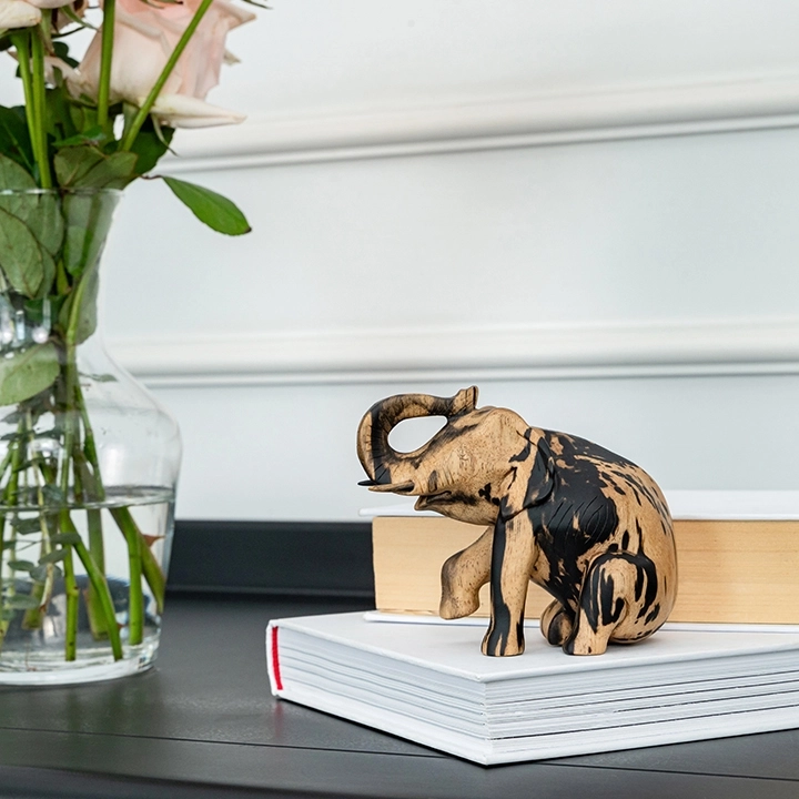 Studio shot of the Elephant sculpture