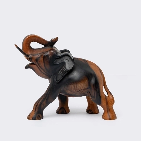 Studio shot of the Elephant sculpture.