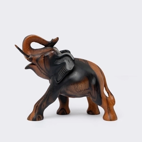 Studio shot of the Elephant sculpture.