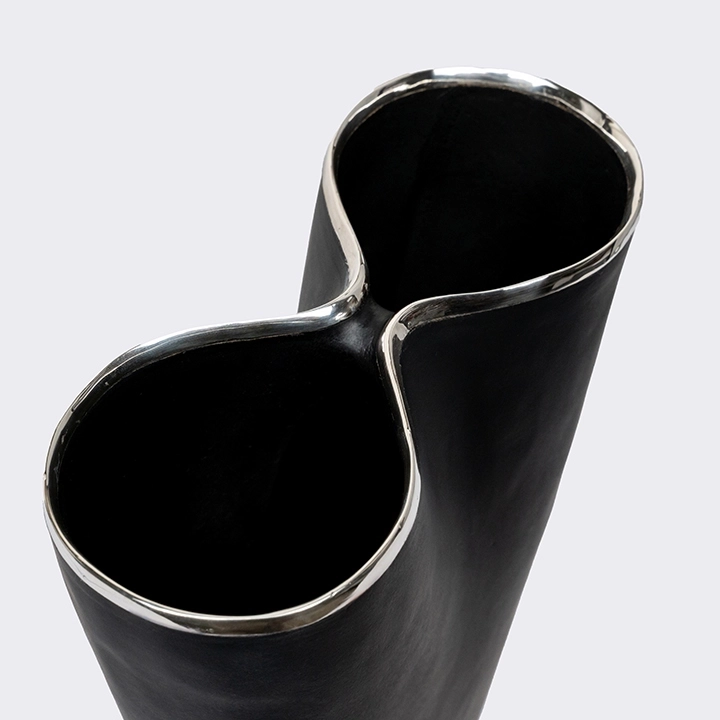 Close-up view of the vase's details.