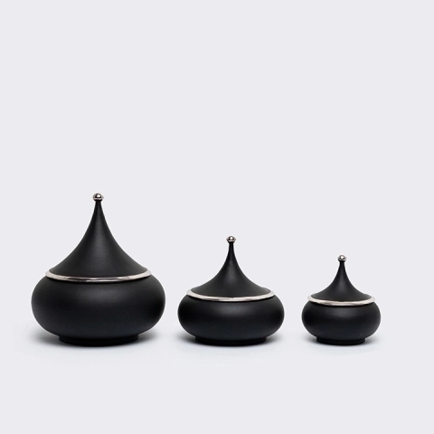 Studio shot featuring a set of boxes