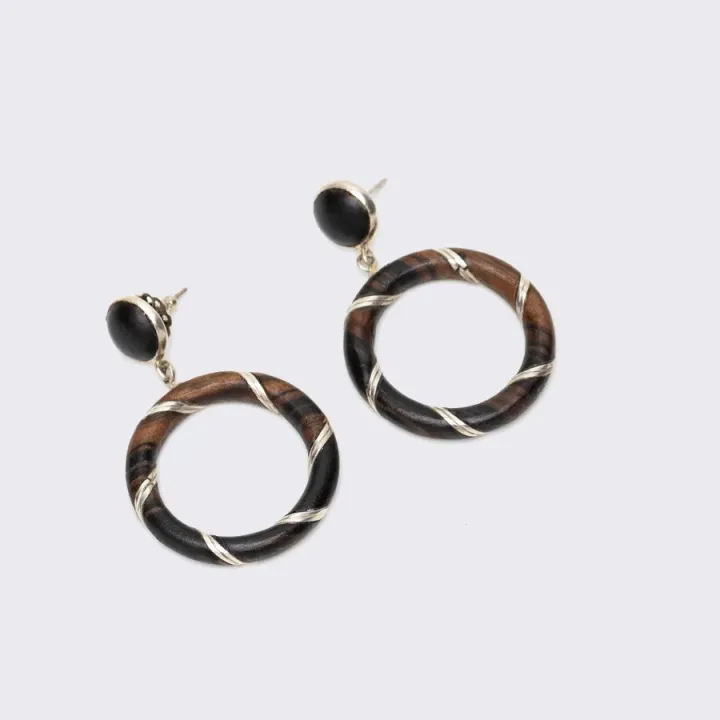 Studio shoot of the earrings