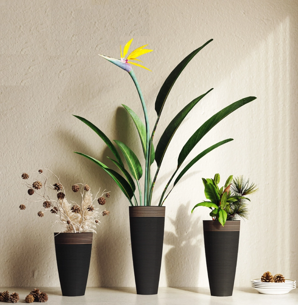 Image showcasing the vases in use